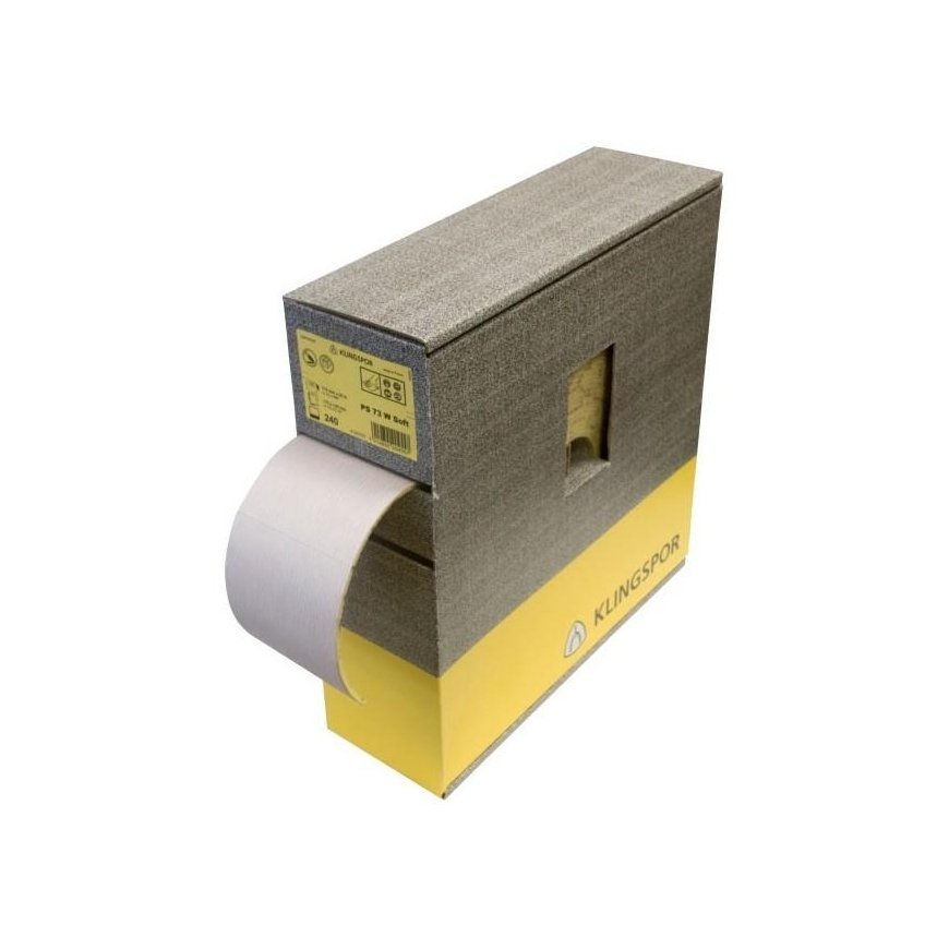 Sanding paper on foam KLINGSPOR PS 73 BWF 115x25000 P 240 – 3