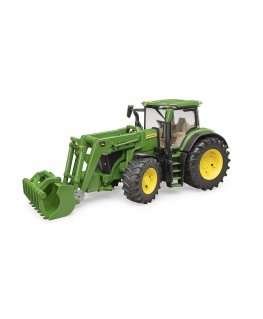 BRUDER traktorius John Deere 7R 350 su priekiniu krautuvu, 03151
