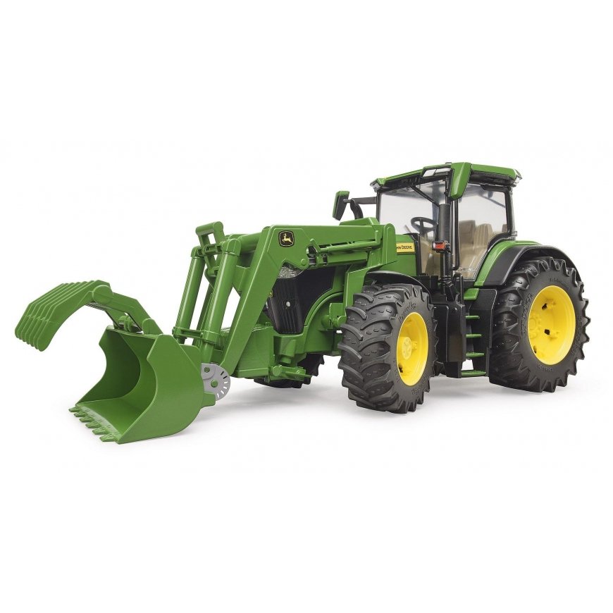 BRUDER tractor John Deere 7R 350 with front loader, 03151 – 4