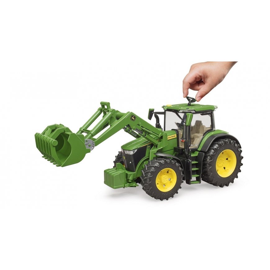 BRUDER traktorius John Deere 7R 350 su priekiniu krautuvu, 03151 – 5