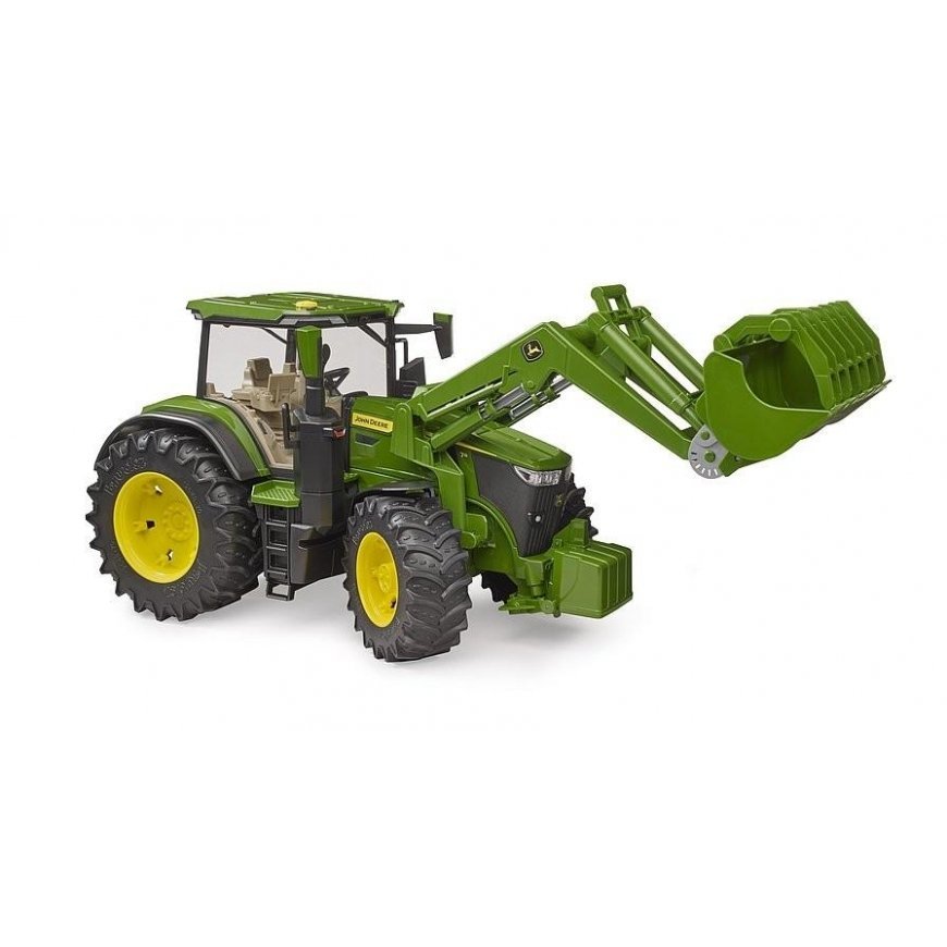 BRUDER traktorius John Deere 7R 350 su priekiniu krautuvu, 03151 – 6