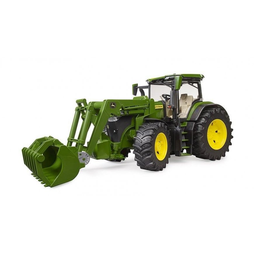 BRUDER traktorius John Deere 7R 350 su priekiniu krautuvu, 03151 – 8