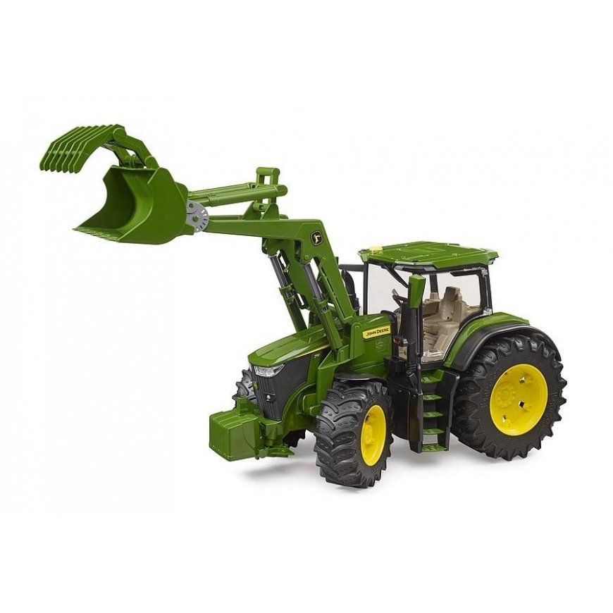 BRUDER tractor John Deere 7R 350 with front loader, 03151 – 9