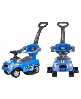 Lean Cars Toddler Pusher Coupe - Blue
