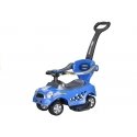 Lean Cars Automobilis varomas kojomis su rankena tėvams „Toddler Pusher Coupe“ - mėlyna