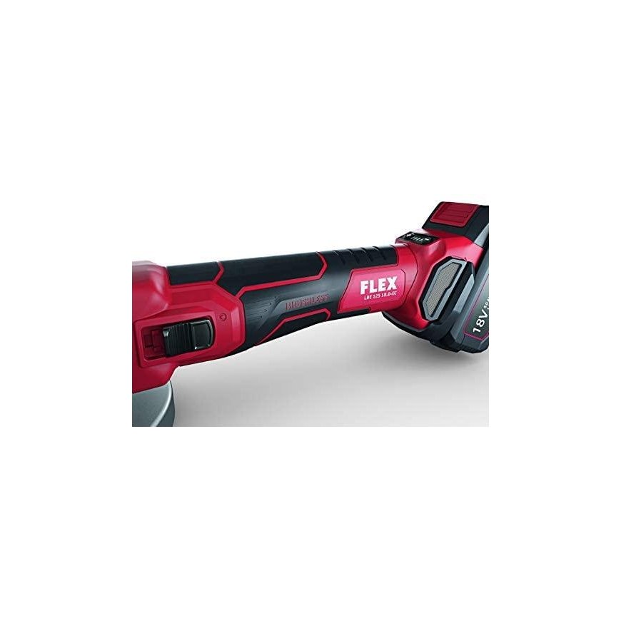Cordless angle grinder FLEX LBE 125 18.0-EC/5.0 Set – 5
