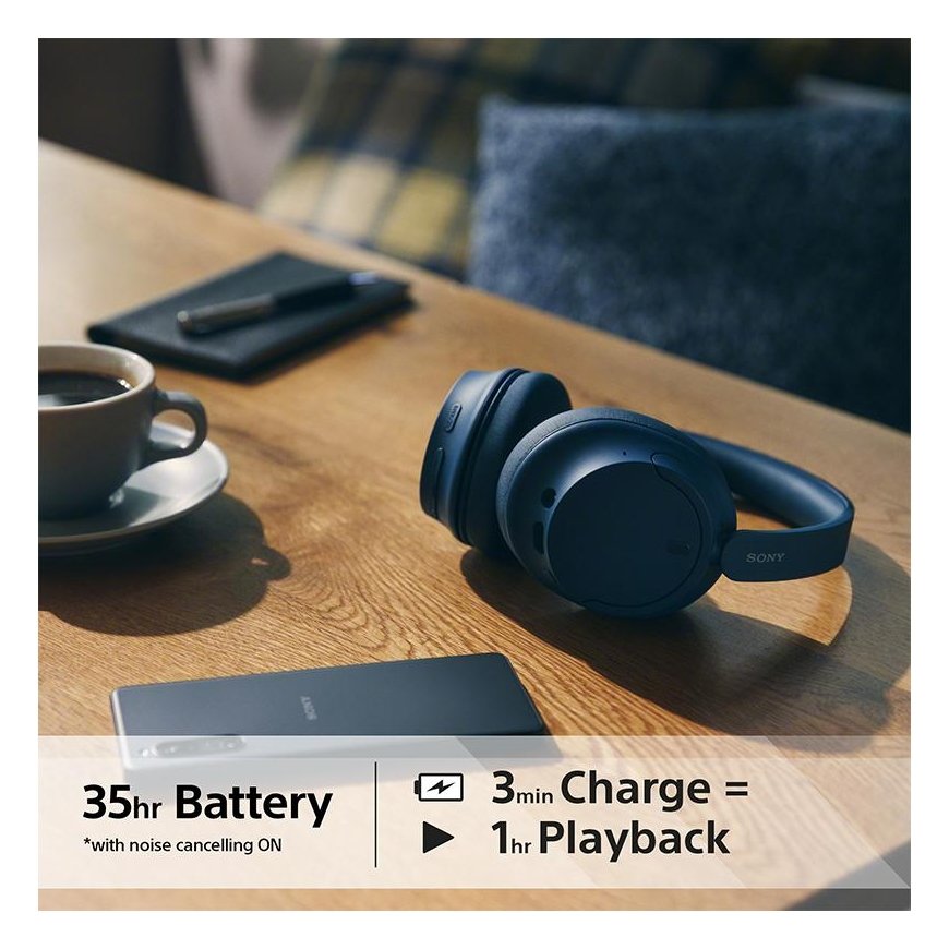 Sony WH-CH720NL belaidės ausinės, Mėlynos – 8