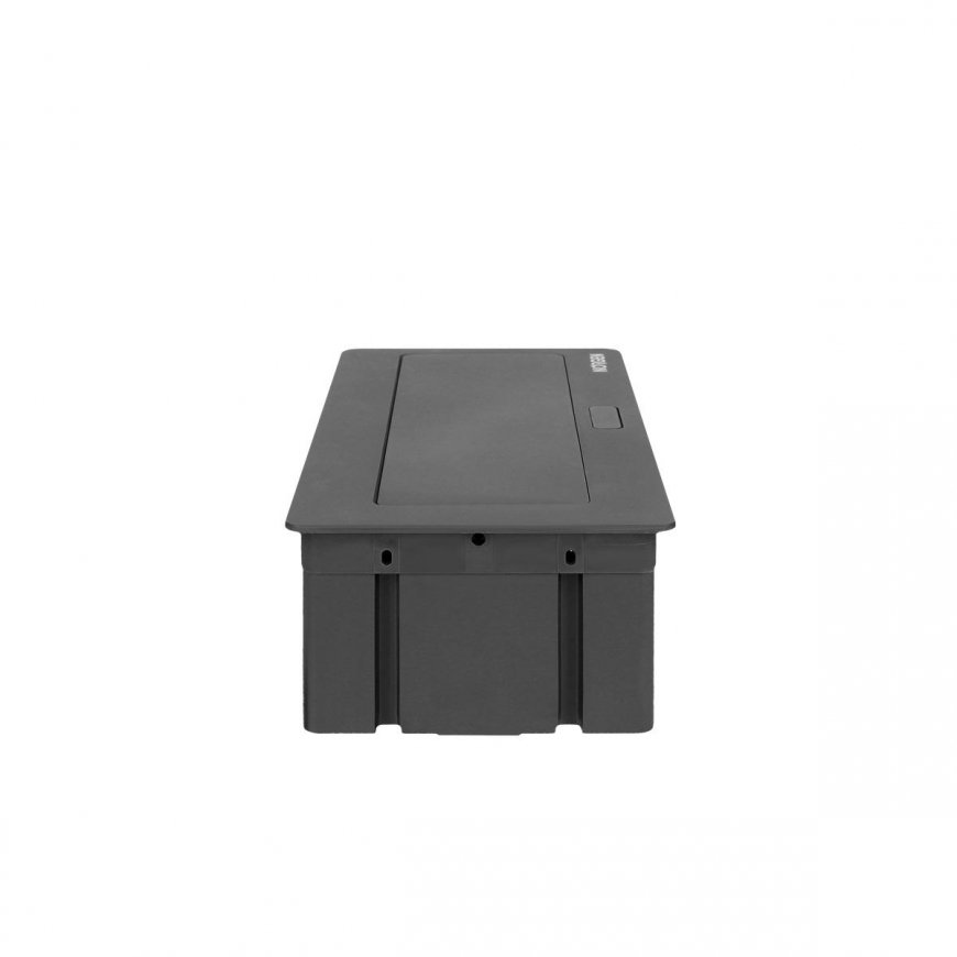 Orno NOEN Baldų kasetė, įleista į stalviršį su integruotu PVC rėmu moduliniams lizdams 3 x 45x45 mm – 7