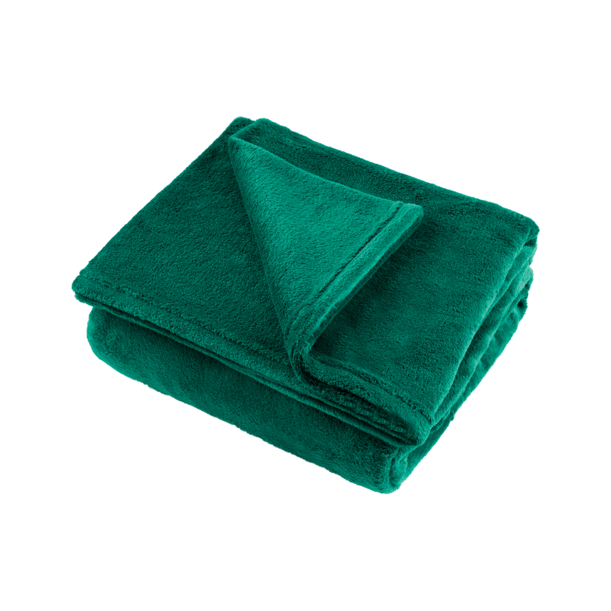 Fleece blanket 200x220 cm TEESA - green – 2