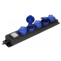 ORNO extension cable workshop 5x IP44 SOCKETS RUBBER 3x1.5mm2 ORNO extension cable workshop 5x IP44 SOCKETS RUBBER 3x1.5mm2