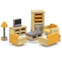 Viga Toys Dollhouse furniture set for the living room, VIGA PolarB