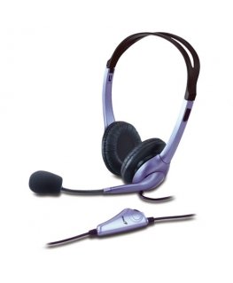 Genius HS-04S Austiņas Vadu Birojs / zvanu centrs Metālisks