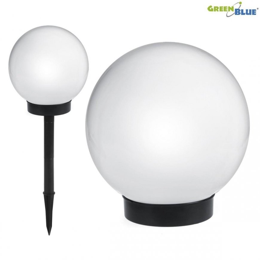 GreenBlue GreenBlue GB168 Solar garden ball lamp 30x30x63 cm, white LED – 5