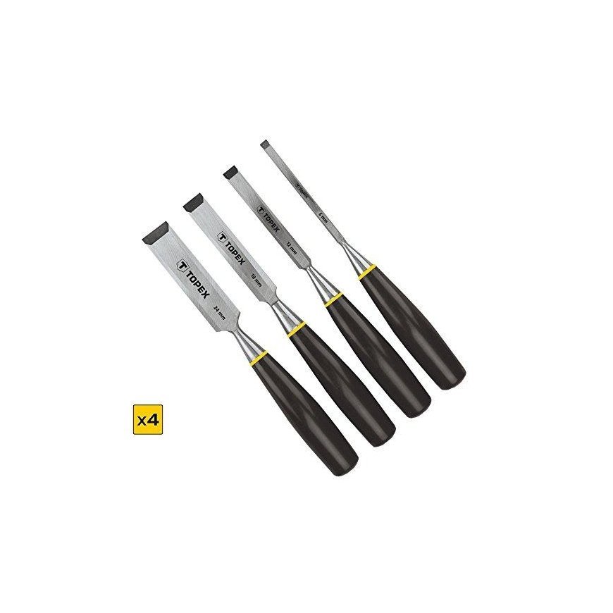 Topex Chisel set 6, 12, 18, 24mm 4 pcs. (09A310) – 2
