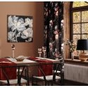 Eurofirany BLINK / 14 Velvet table runner with a large art deco fan pattern, 35X180 cm, color: brick