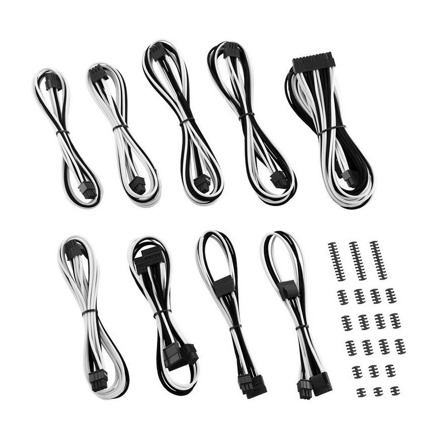 Cablemod Cable set, black and white (ZUAD-1015) – 4