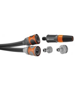Gardena Liano aiavoolik 25 m Maapinnale paigaldatav Polüvinüülkloriid (PVC), Tekstiil Must, Hall
