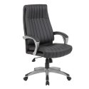 Office chair ELEGANT, 62.5x76.5x112-119.5 cm, seat and backrest: artificial leather, color: black Office chair ELEGANT, 62.5x76.5x112-119.5 cm, seat and backrest: artificial leather, color: black