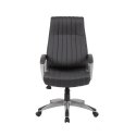 Office chair ELEGANT, 62.5x76.5x112-119.5 cm, seat and backrest: artificial leather, color: black