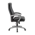 Office chair ELEGANT, 62.5x76.5x112-119.5 cm, seat and backrest: artificial leather, color: black Office chair ELEGANT, 62.5x76.5x112-119.5 cm, seat and backrest: artificial leather, color: black