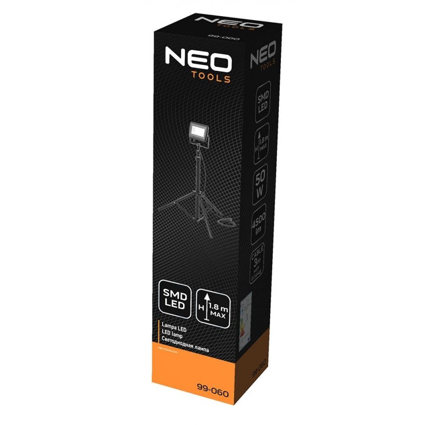Neo Single 50W LED headlight 4250 lm 230V on 1.8m vertical – 5
