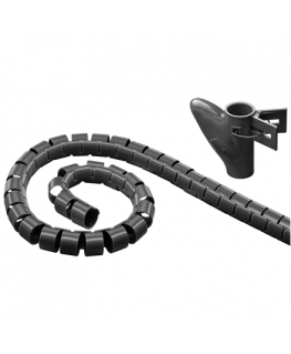 Goobay 51924 WireTube, juodas, Pakabinama dėžė - 2,5 m