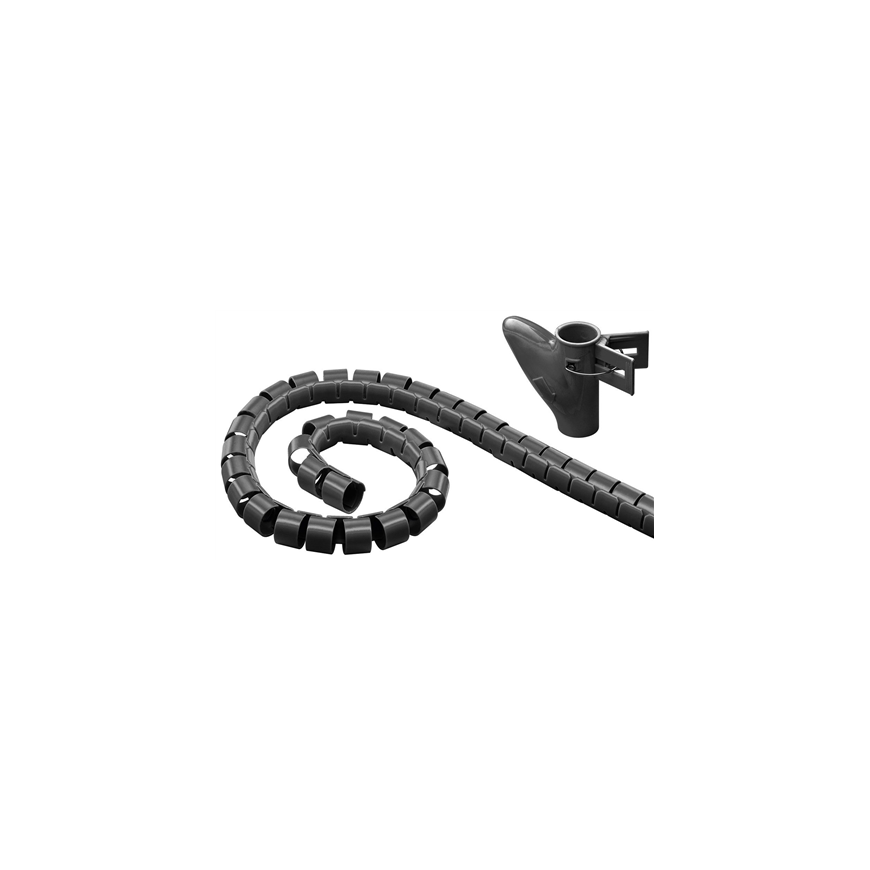 Goobay 51924 WireTube, juodas, Pakabinama dėžė - 2,5 m