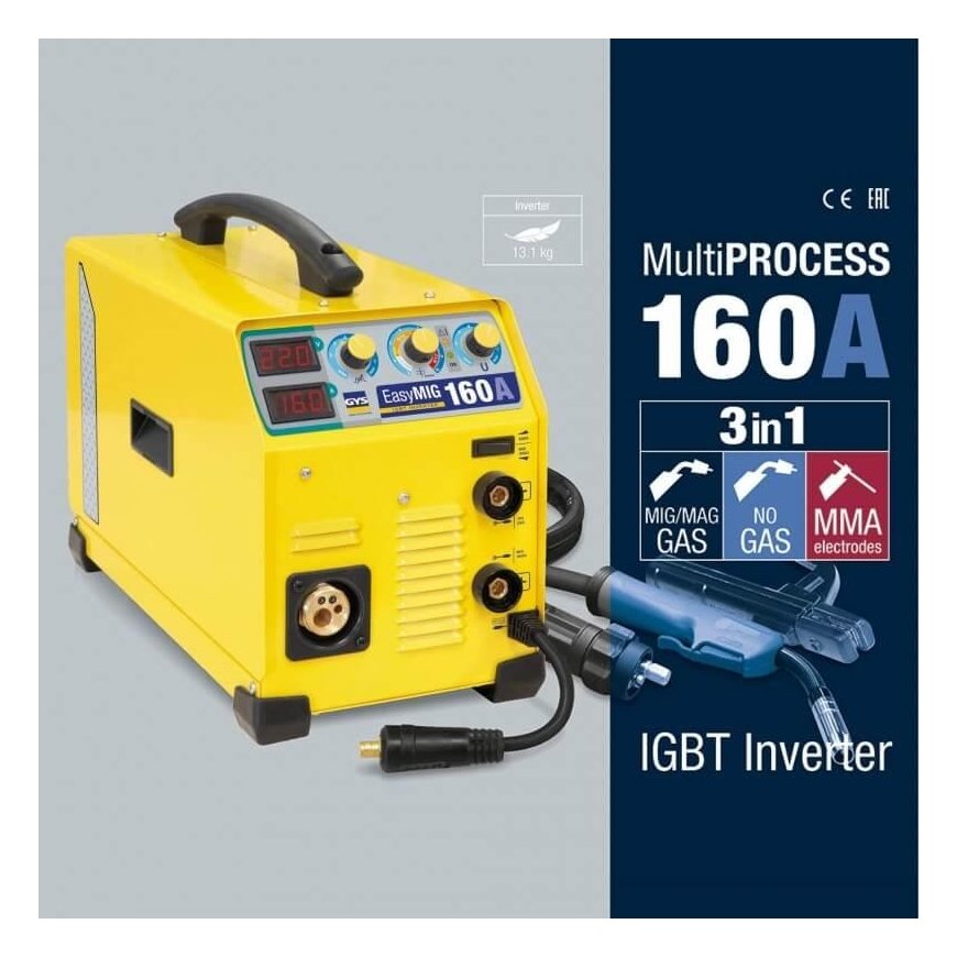 Semi-automatic welding machine GYS EasyMig 160 – 10