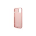 Guess Glitter Flakes Metal Logo Case iPhone 14 Pro Max pink Guess Glitter Flakes Metal Logo Case iPhone 14 Pro Max pink