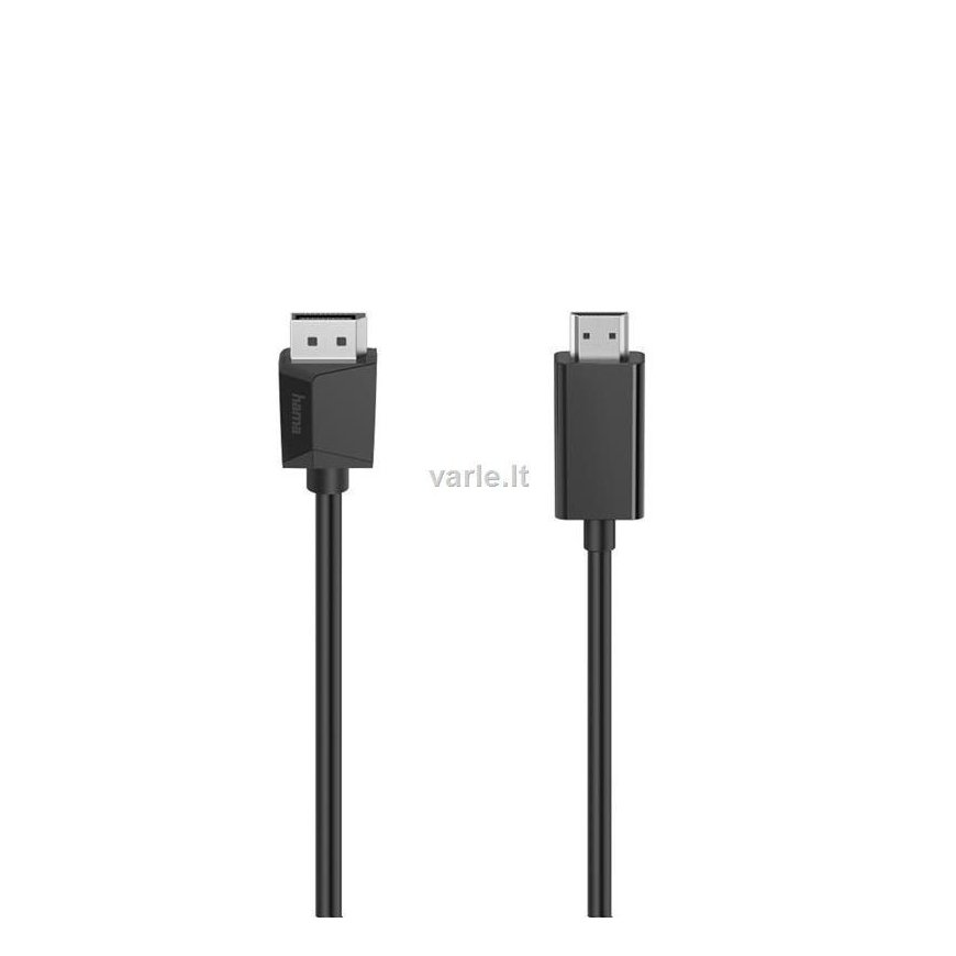 Kabelio „Hama“ ekrano prievadas – HDMI 4K, 1,5 m – 3