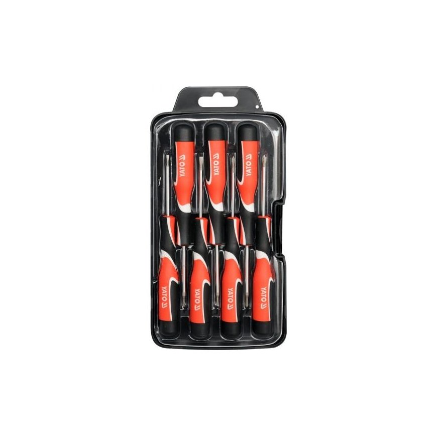 Yato Precision atsuktuvai 7 vnt. plokščias, Phillips PH00, PH0, torx (YT-25863) – 2