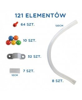 MASTERKIDZ System Rur Do Tablicy STEM 121 elements