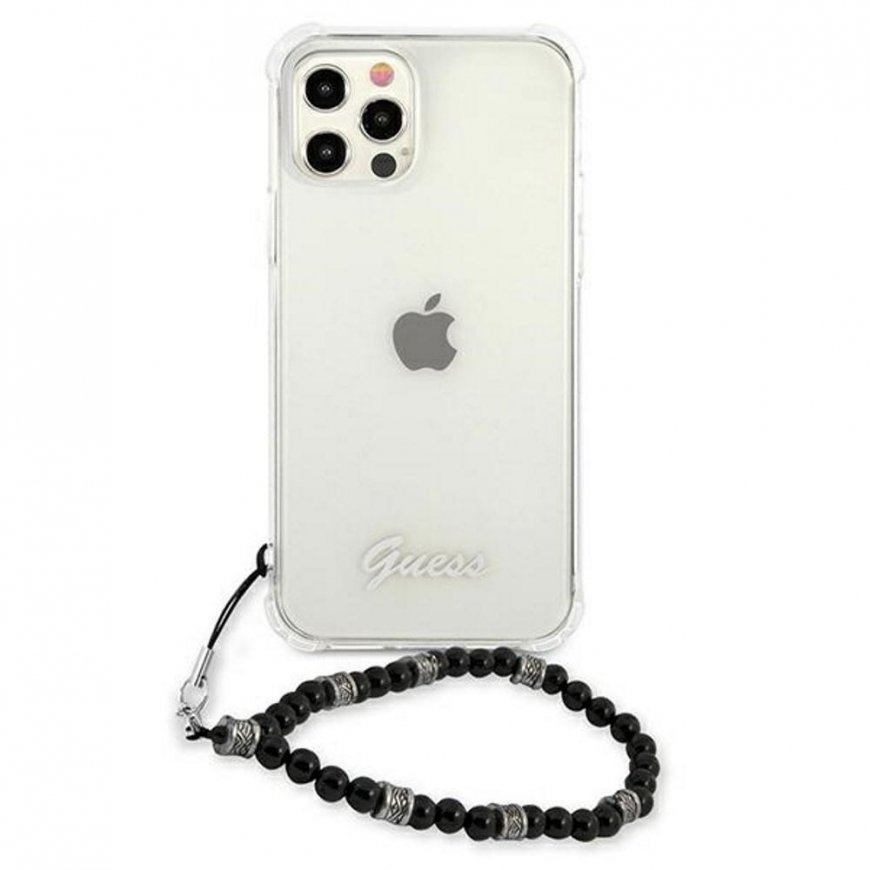 Guess GUHCP12MKPSBK iPhone 12/12 Pro 6.1quot Transparent hardcase Black Pearl – 4