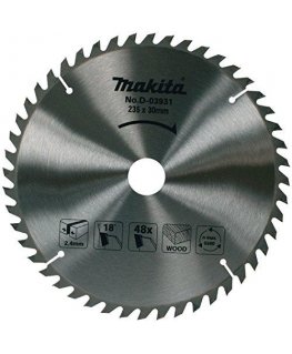 Makita D-09640 T.C.T. pjūklas 235X2.4X30mm 15° T60 Standartiniai medienai