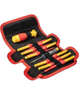 Neo Screwdriver bits with handle 1000V 12 pcs (01-308)