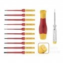 Neo Screwdriver bits with handle 1000V 12 pcs (01-308) Neo Screwdriver bits with handle 1000V 12 pcs (01-308)