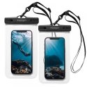 Spigen A601 Universal Waterproof Case Clear [2 PACK]