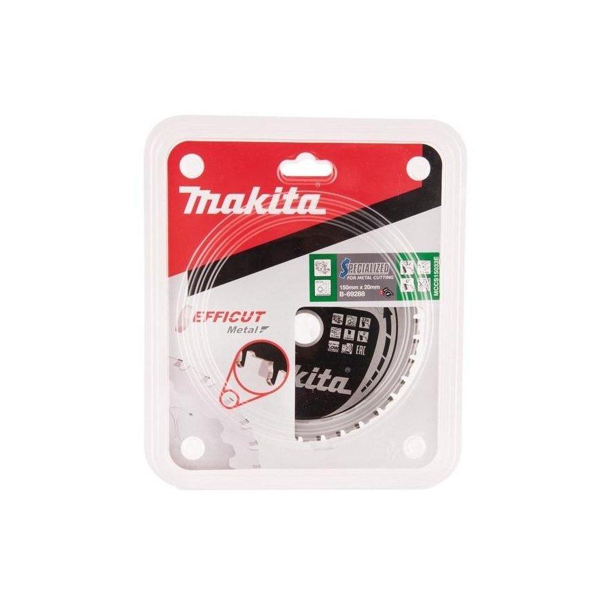 Makita B-69288 TCT saw 150X1.1X20mm 0° T33 EFFICUT METAL – 5