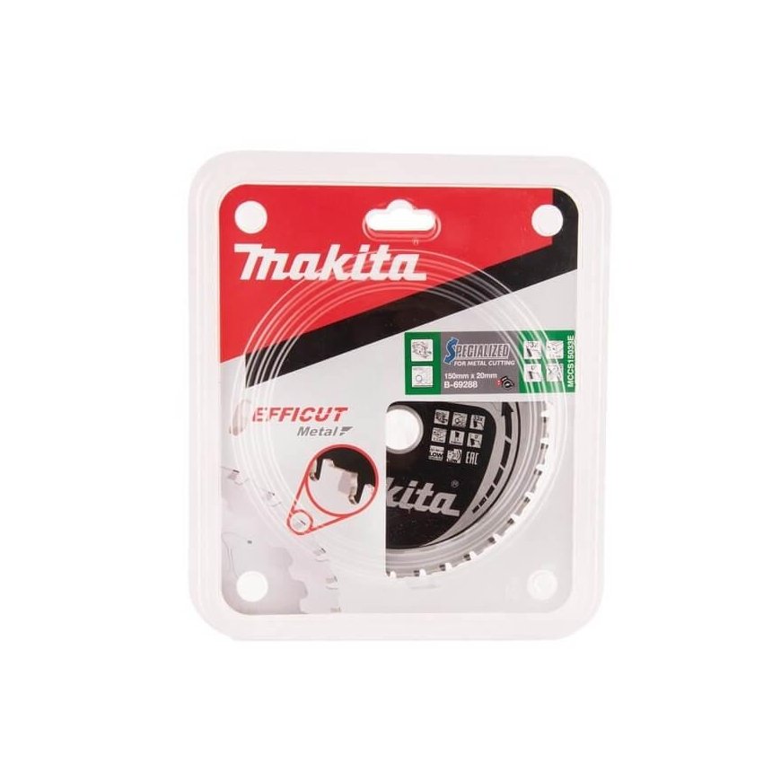 Makita B-69288 TCT saw 150X1.1X20mm 0° T33 EFFICUT METAL – 7