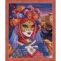Beldizart Diamond painting set Venetian Madam 40х50 cm AZ-1586 Beldizart Diamond painting set Venetian Madam 40х50 cm AZ-1586