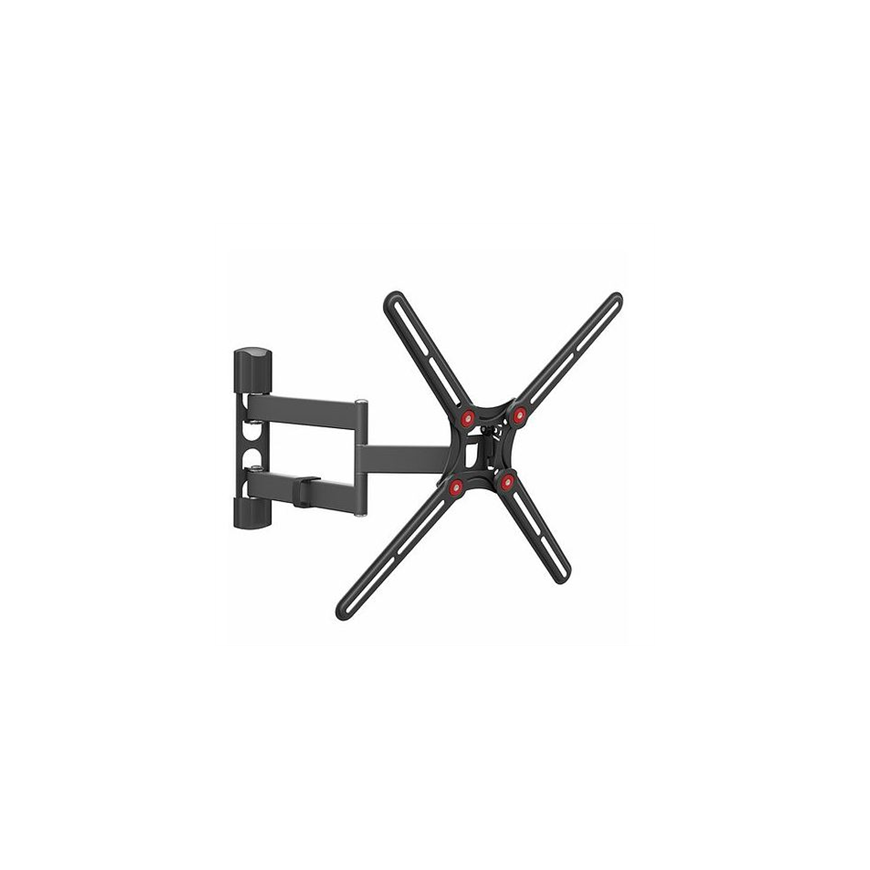 BARKAN BM343 13"-65" lygiam/lenktam TV, 4 lankstu, sieninis, juodas – 4