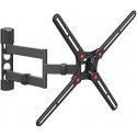BARKAN BM343 13"-65" lygiam/lenktam TV, 4 lankstu, sieninis, juodas BARKAN BM343 13"-65" lygiam/lenktam TV, 4 lankstu, sieninis, juodas