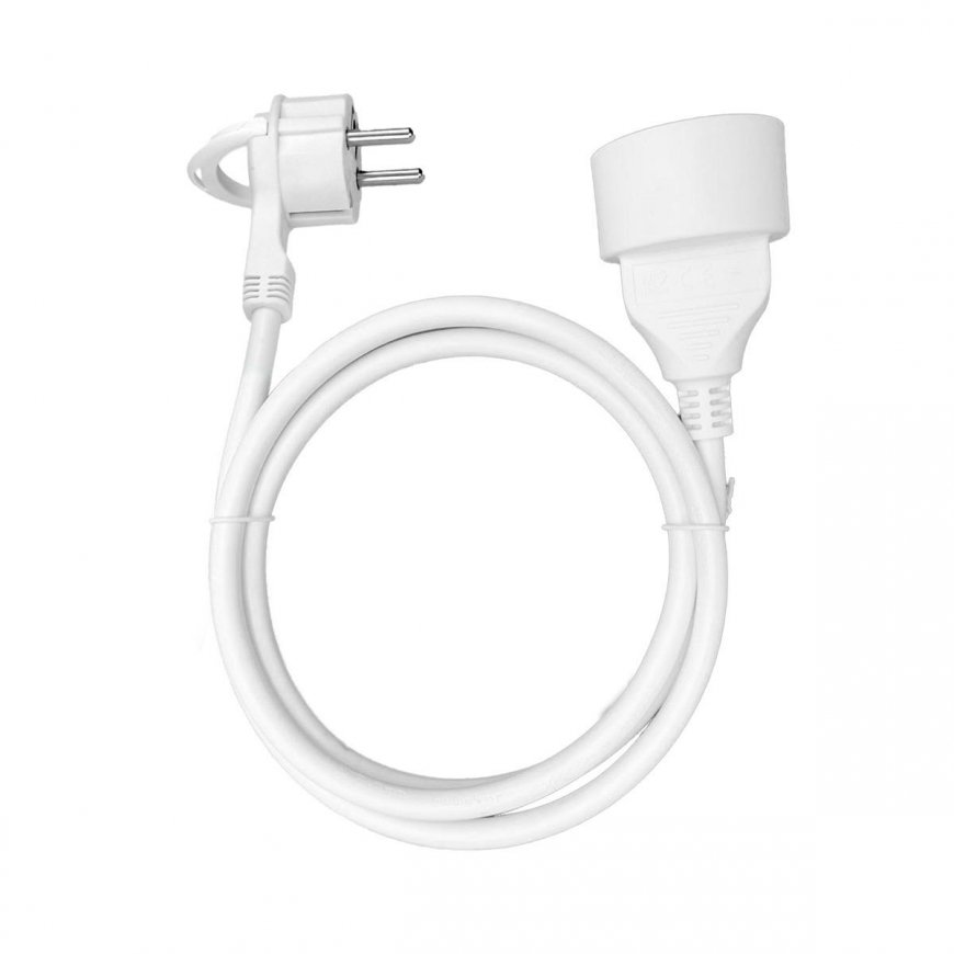 Orno Single socket household extension cord, 1x2P + Z 5m, PVC H05VV-F 3x1.5mm? Cable, 230VAC / 16A – 2