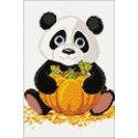Beldizart Panda su moliūgu 20 х 30 cm WD318 Beldizart Panda su moliūgu 20 х 30 cm WD318