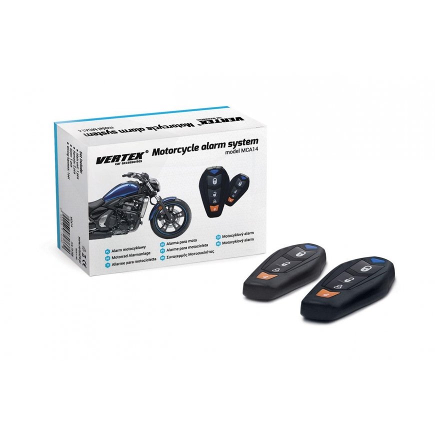 Amio Alarm motocyklowy su pilotami mca14