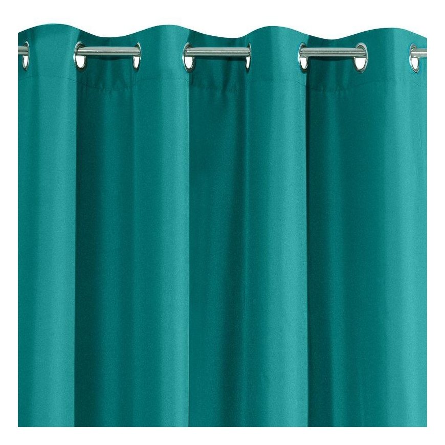 Naktinė užuolaida Eurofirany RITA iš lygaus audinio, 140X250 cm kilpos / ratukai, spalva: turkio – 4