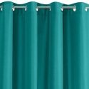 Night curtain Eurofirany RITA made of smooth fabric, 140X250 cm loops / wheels, color: turquoise Night curtain Eurofirany RITA made of smooth fabric, 140X250 cm loops / wheels, color: turquoise