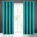 Night curtain Eurofirany RITA made of smooth fabric, 140X250 cm loops / wheels, color: turquoise Night curtain Eurofirany RITA made of smooth fabric, 140X250 cm loops / wheels, color: turquoise