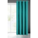 Night curtain Eurofirany RITA made of smooth fabric, 140X250 cm loops / wheels, color: turquoise Night curtain Eurofirany RITA made of smooth fabric, 140X250 cm loops / wheels, color: turquoise
