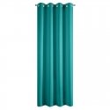 Night curtain Eurofirany RITA made of smooth fabric, 140X250 cm loops / wheels, color: turquoise Night curtain Eurofirany RITA made of smooth fabric, 140X250 cm loops / wheels, color: turquoise